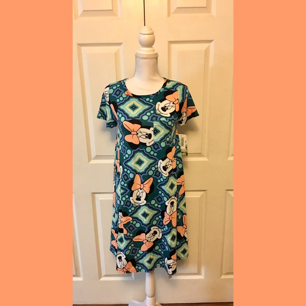 RARE!!! NWT LuLaRoe Carly Disney Dress XXS